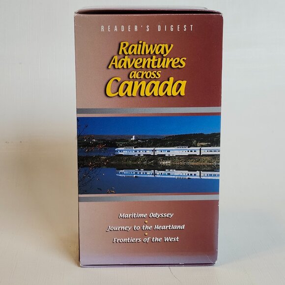 VINTAGE Readers Digest Railway Adventures Across Canada VHS Box Set 3 VHS Tapes - Picture 8 of 11